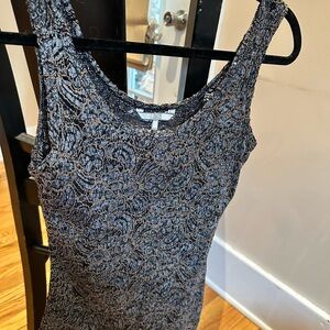 BKE Women's Black Lace Top